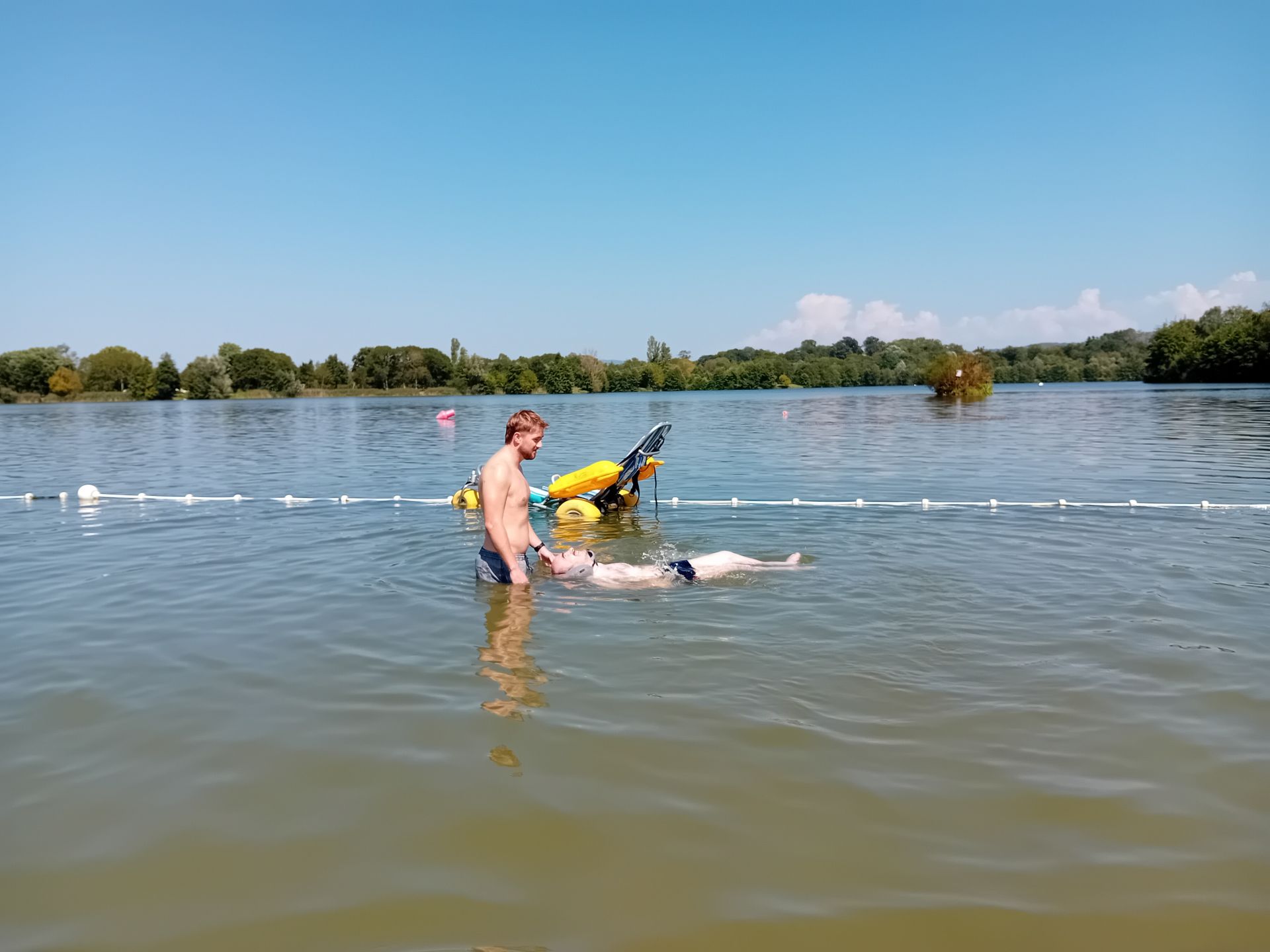 Baignade à Bouvent