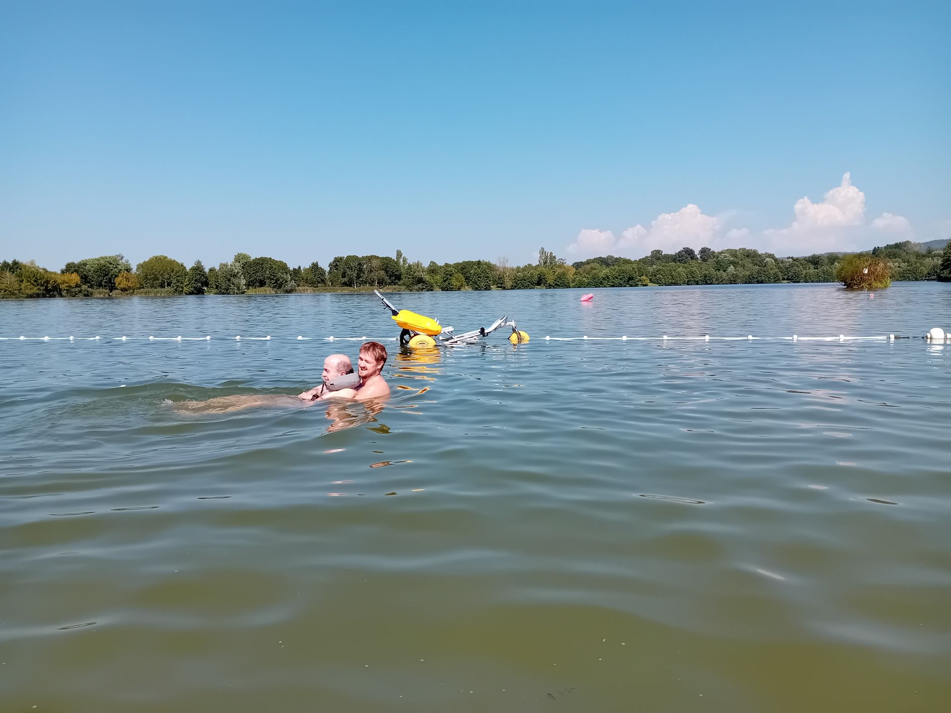 Baignade à Bouvent