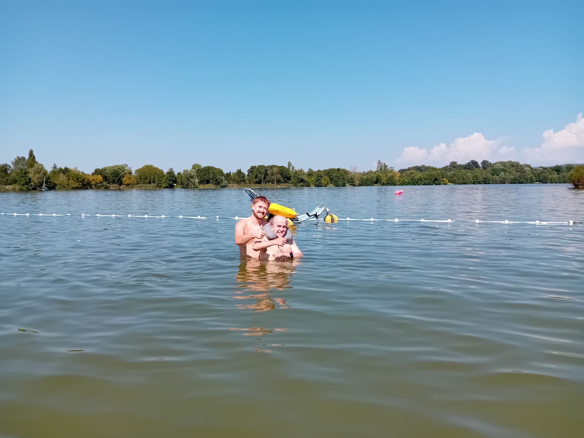 Baignade à Bouvent